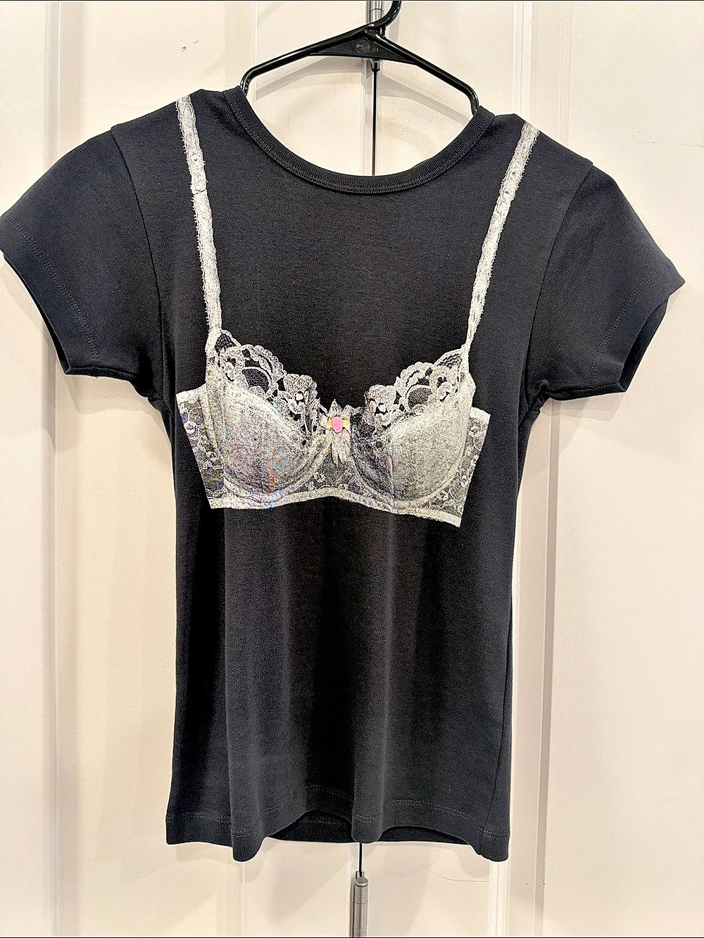 Vaquera Short Sleeve Tee in Black NWT